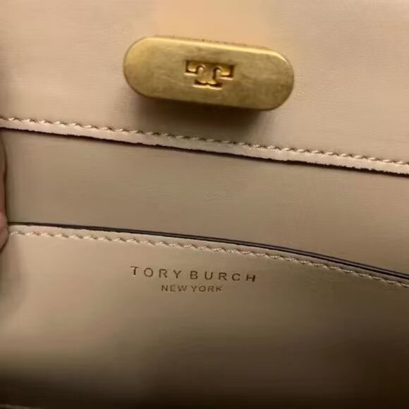 95% NEW TORY BURCH lee radziwill shoulder bag - Picture 6 of 6